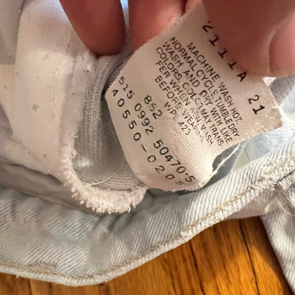 Levi’s Jeans Mens 36 X32 Vintage USA Light Wash 550 Orange Tab Distressed ** - Picture 10 of 14